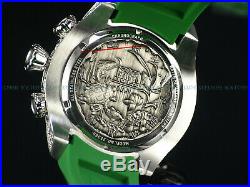 New Invicta 54mm Bolt Tri-Cable Dragon and Koi Fish Stainless Steel 200M Watch