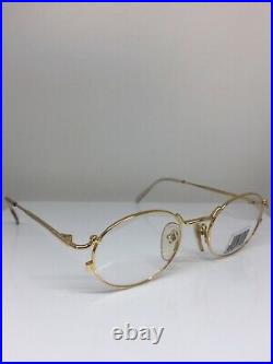 New Vintage Jean Paul Gaultier Junior Gaultier JPG 57-2176 Rx Eyeglasses Gold