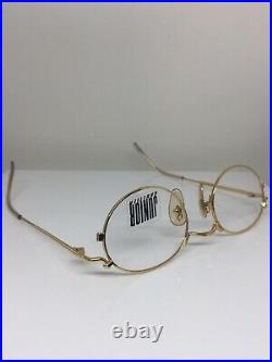 New Vintage Jean Paul Gaultier Junior Gaultier JPG 57-2176 Rx Eyeglasses Gold
