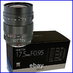 New Voigtlander NOKTON 17.5mm f0.95 Lens Micro Four Thirds Mount Made in Japan