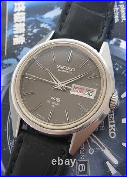 Nice Vintage King Seiko Hi-beat 5626-7111 Black Dial Automatic 25 Jewels Watch