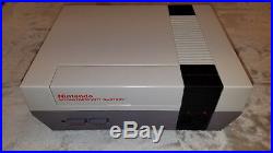 Nintendo NES System Console With Super Mario Bros & Duck Hunt Cleaned 72 Pin
