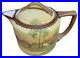 Nippon Japan Rare Covered Creamer Vintage Antique Handpainted Matte Finish