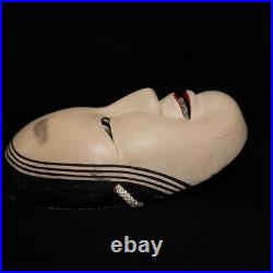 Noh Mask Okame Vintage Antique Japan