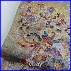 OBI fukuro obi VINTAGE kimono Japan Silk Antique Japanese-pattern 1728