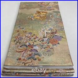 OBI fukuro obi VINTAGE kimono Japan Silk Antique Japanese-pattern 1728