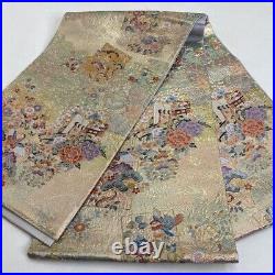 OBI fukuro obi VINTAGE kimono Japan Silk Antique Japanese-pattern 1728