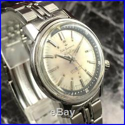 OH serviced Vintage 1964 Seiko Sportsmatic Silverwave 69799 Automatic Watch #109