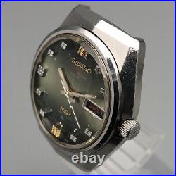 OH serviced, Vintage 1973 King SEIKO VANAC Special 5256-6000 Cut Glass #884