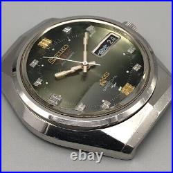 OH serviced, Vintage 1973 King SEIKO VANAC Special 5256-6000 Cut Glass #884