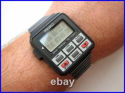 (ONLY THE WATCH) NEW RARE Vintage NOS SEIKO RC-1000 LCD Digital terminal watch