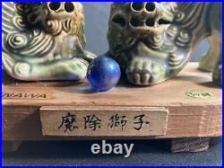 Okinawa folk crafts, Shisa, vintage, pottery, wooden, antique Japan