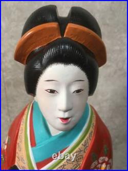 Old Hakata Clay Dolls Oiran Geisha Maiko Vintage Antique Edo Japan import Used