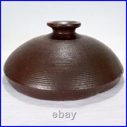 Old or Antique Japanese Bizen Pottery Stoneware Vase