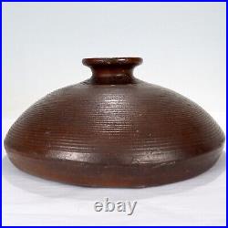 Old or Antique Japanese Bizen Pottery Stoneware Vase