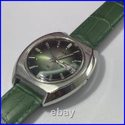 Orient 70s Luxury Automatic Windshield Replaced Vintage Antique Wristwatch Japan