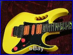 Original Vintage IBANEZ JEM VDY VINE DESERT YELLOW Guitar With Case Steve Vai