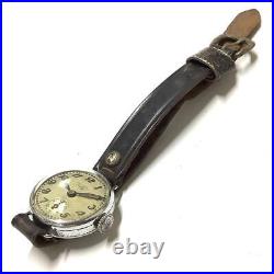 Precision Hand-Wound 40s Mechanical Vintage Antique Wristwatch From Japan