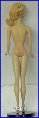 RARE Barbie Doll ONE 1959 BARBIE #1 ORIG VINTAGE BLOND PONYTAIL #850 NICE