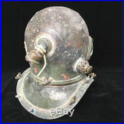 RARE Japanese Antique Diving Helmet TOA Bronze Vintage Deep Sea Scuba SENSUIGU