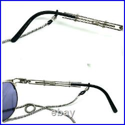 RARE! Jean Paul Gaultier 56-4177 Vintage Sunglasses Eyeglasses / Silver MIGOS