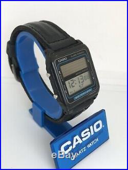 RARE Vintage Casio FB-90W Digital Solar Watch Module 668 Alarm Chronograph