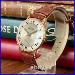 ROLEX MARCONI Antique Vintage Watch Men's Watch Working Japan