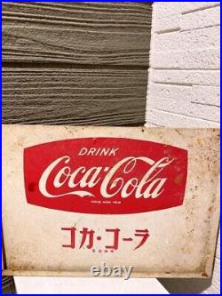 Rare Coca Cola Antique Collectible Sign Japan Collection Vintage