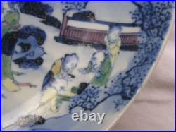 Rare Kyoyaki plate by Takahashi Dohachi 1890-1912 late Meiji handpainted #4131