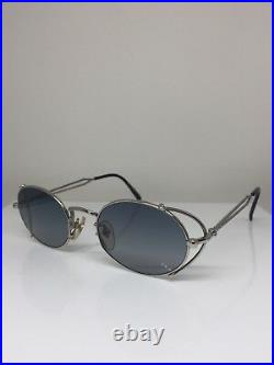Rare Vintage Tupac Jean Paul Gaultier JPG 55-3175 Platinum Sunglasses Grey Grad