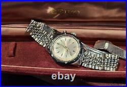 SEIKO 45899 Crown Chronograph Manual 5719 Vintage Watch 1964 Olympics Serviced