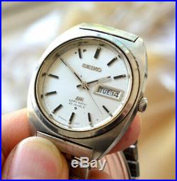 SEIKO Lord Matic LM DAY/DATA Rare Vintage Automatic wrist watch 23J From Japan
