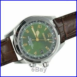 SEIKO SARB017 Mechanical Alpinist Automatic Men's Leather Watch Luxury UK