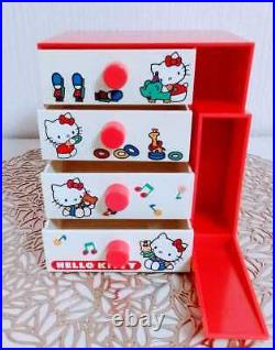 Sanrio Hello Kitty 1984 Year Made Vintage Chest Antique Accessory Box NM Japan