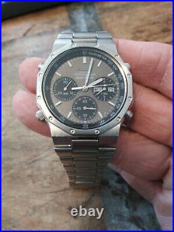 Seiko 7A38-7020 Royal Oak Style Chronograph Men's Watch Nice