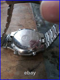 Seiko 7A38-7020 Royal Oak Style Chronograph Men's Watch Nice
