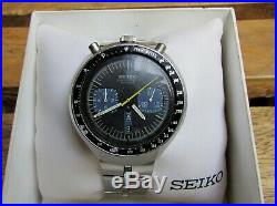 Seiko Bullhead 6138-0040 Automatic Vintage Chronograph, Run, Nice condition