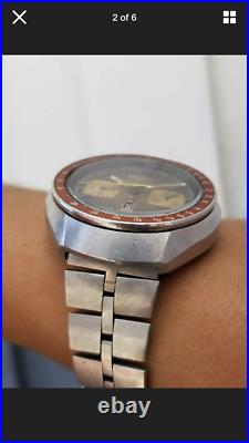 Seiko Bullhead Chronograph Automatic 6138-0040 Vintage Watch