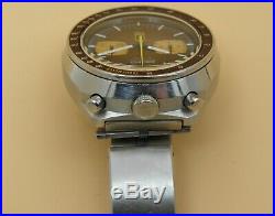 Seiko Bullhead Ref 6138-0040 Chronograph Automatic Men's Wrist Watch C. 1970s