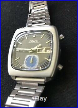 Seiko Monaco Automatic 7016-5001 Stunning Condition June1974 Rare Dial Original