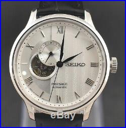 Seiko Presage Skeleton 4r39-00w0 Sary095 24 Jewels Automatic Men's Wrist Watch