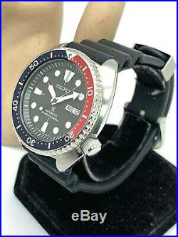 Seiko Prospex Automatic Rubber Strap Pepsi Bezel 200M Diver's Men's Watch SRP779
