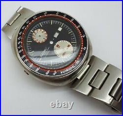 Seiko Ufo 6138-0011 Speedtimer Auto Wrist Watch Japan Dial For Restore Or Parts