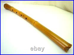 Shakuhachi Japanese Flute Length 23.82 in Wood Used Vintage Antique JAPAN