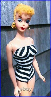 So Haute 1960's Vintage #4 Blonde Ponytail Barbie Doll Japan! GORGEOUS