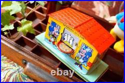 Super rare 50s Disney Donald vintage coin bank antique Japan