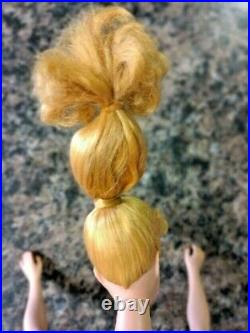 TBreathtaking #4 Vintage All Original Blonde Ponytail Barbie NRFB/ One Owner