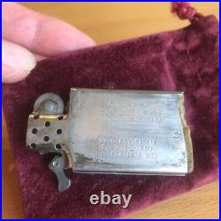 Tiffany Zippo Lightter Vintage Antique Silver Used Japan
