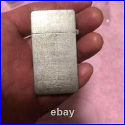 Tiffany Zippo Lightter Vintage Antique Silver Used in Japan Japan with Tracking