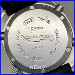 VINTAGE 1993 Casio Timber Cruiser 1325 Japan Mens Chronograph Digital WORKING